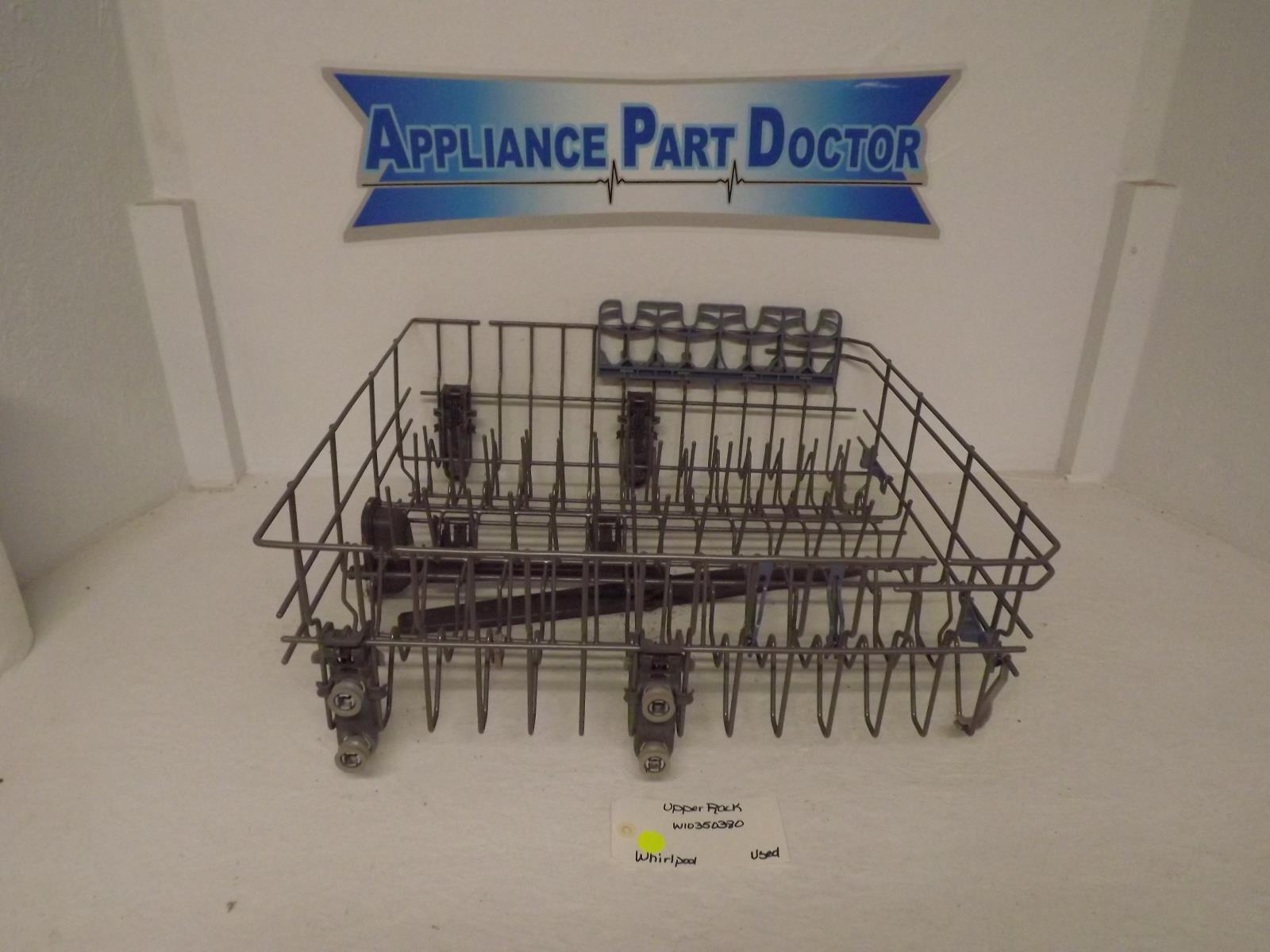 Whirlpool Dishwasher W10350380 Upper Rack Used Whirlpool Dishwasher W10350380 Upper Rack Used